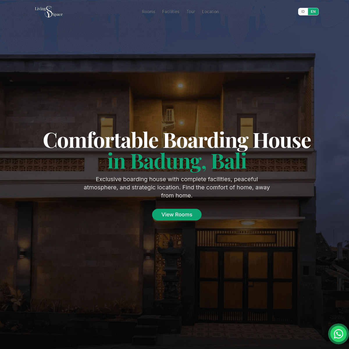 YS Living Space — website screenshot